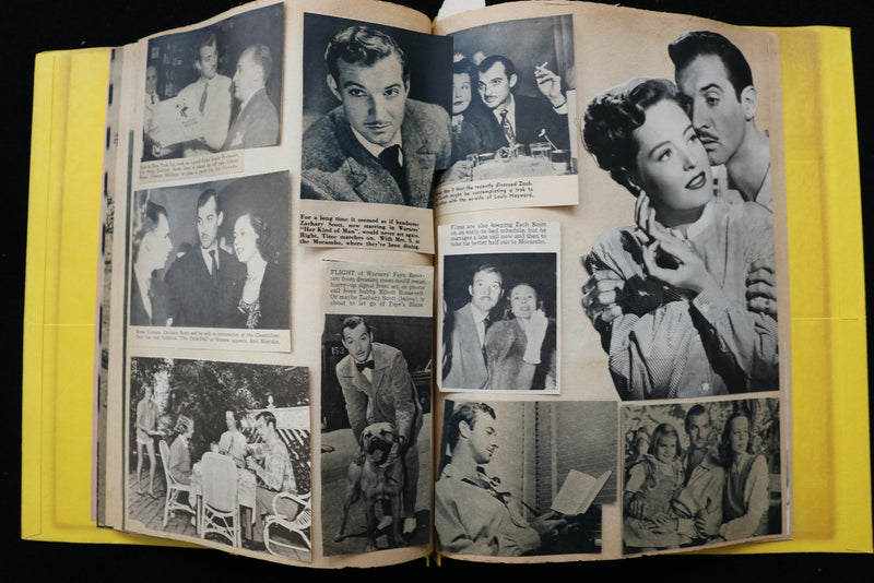 ZACHARY SCOTT SCRAPBOOK - E 24959