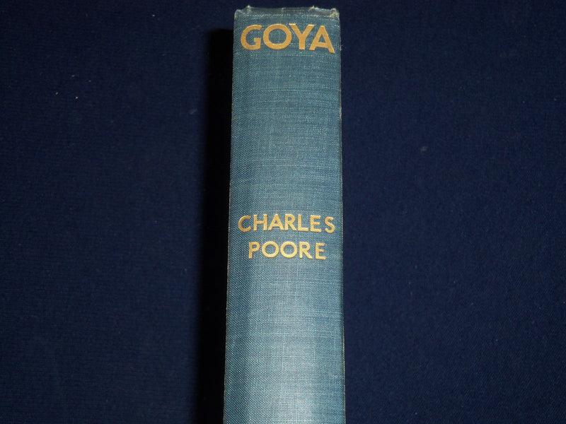 1939 GOYA HARDCOVER BOOK BY CHARLES POORE - NICE PRINTS - KD 2514
