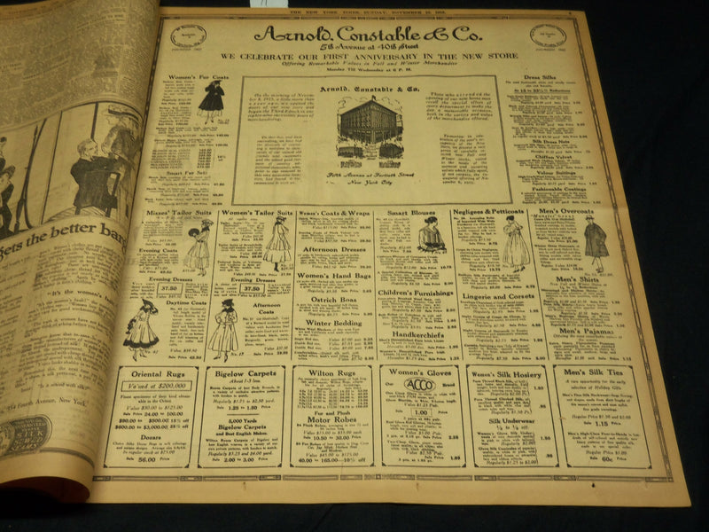 1916 NOVEMBER 12 NEW YORK TIMES - VOTES OF WOMEN & BULL MOOSE WILSON - NT 7733