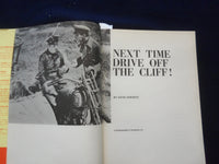 1968 NEXT TIME DRIVE OFF THE CLIFF! HARDCOVER BOOK BY GENE FERNETT - KD 8591