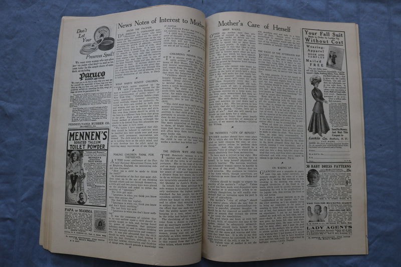 1908 SEPTEMBER THE MOTHER'S MAGAZINE - GREAT ILLUSTRATIONS & STORIES - ST 1000F