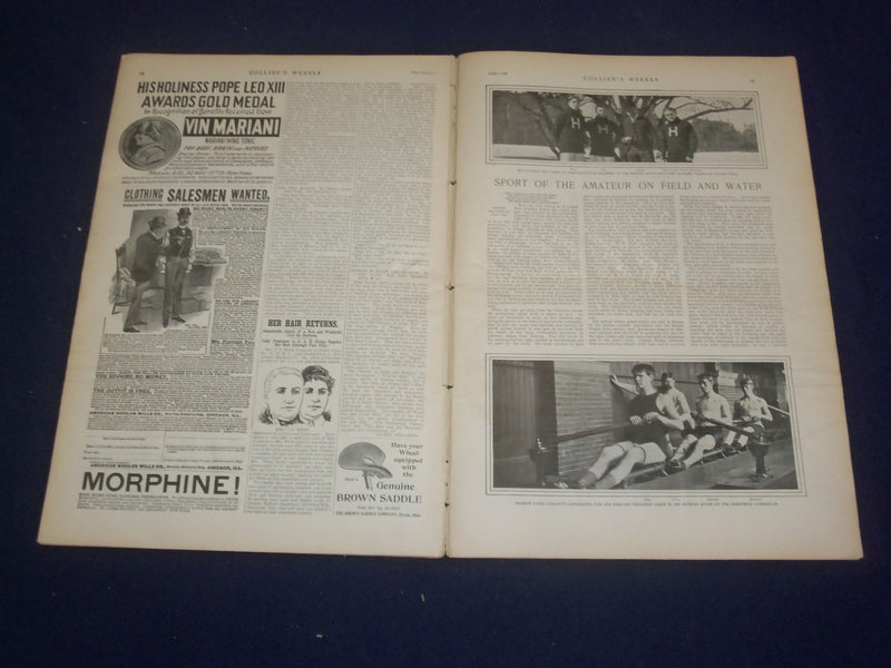 1899 APRIL 8 COLLIER'S MAGAZINE - THE RETURN OF THE TWELFTH REGIMENT - ST 6661