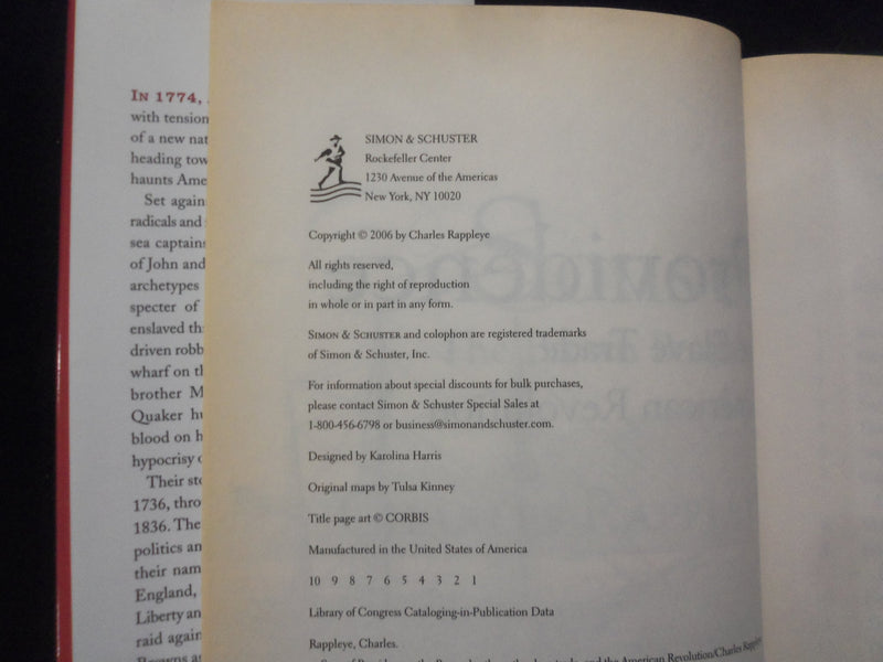 2006 SONS OF PROVIDENCE HARDCOVER BOOK - INSCRIBED BY CHARLES RAPPLEYE - KD 8555