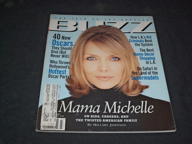 1996 MARCH BUZZ MAGAZINE - MICHELLE PFEIFFER - SP 6366