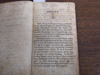 1819 ELEMENTS OF FRENCH AND ENGLISH CONSERVATIONS BOOK BY JOHN PERRIN - K 1293