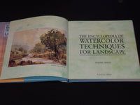 1996 ENCYCLOPEDIA OF WATERCOLOR TECHNIQUES FOR LANDSCAPE BOOK BY SOAN - KD 6494Q
