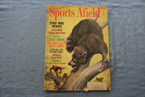 1963 DECEMBER SPORTS AFIELD MAGAZINE - STRIP MINE MENACE COVER - SP 6175V