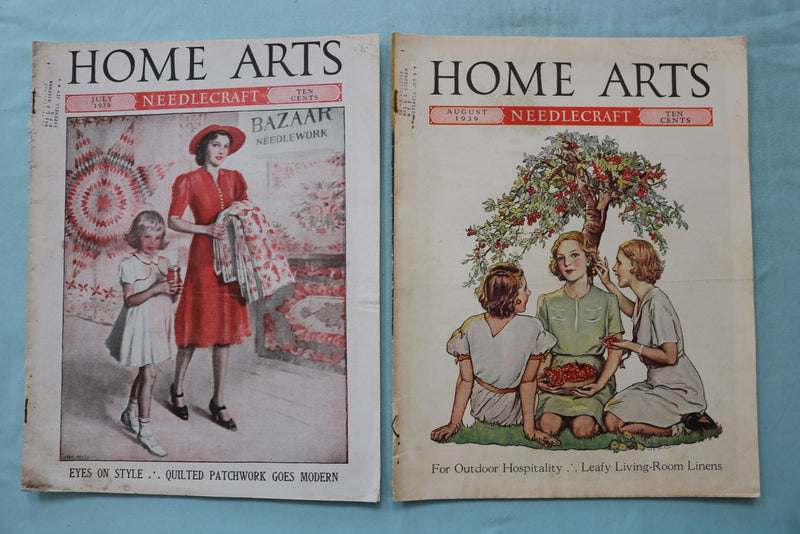 1936-1940 HOME ARTS NEEDLECRAFT MAGAZINE - LOT OF 17 - O 3969