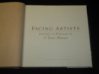 2001 FACING ARTISTS HARDCOVER BOOK SIGNED BY V. TONY HAUSER - FIRST EDN - I 1780