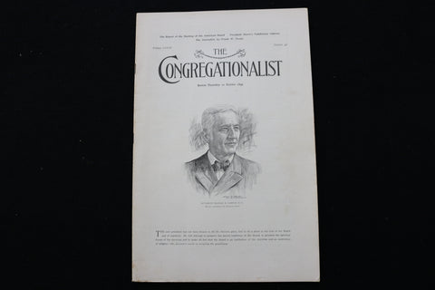 1897 OCTOBER 21 THE CONGREGATIONALIST MAGAZINE - REV. CHARLES M. LAMSON - K 2348