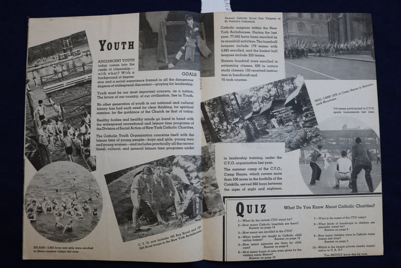 1938 MARCH 27 - APRIL 4 CATHOLIC CHARITIES MAGAZINE - NEW YORK, NY - K 806