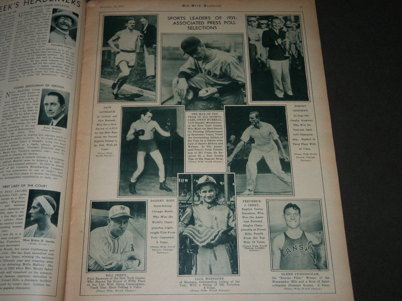 1933 DEC 30 MID-WEEK PICTORIAL MAGAZINE SECTION - MRS. CHARLES LINDBERGH- J 3213