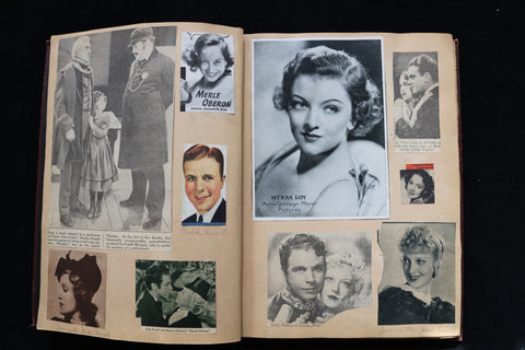 MOVIE STARS SCRAPBOOK - MANY PHOTOS - E 26438