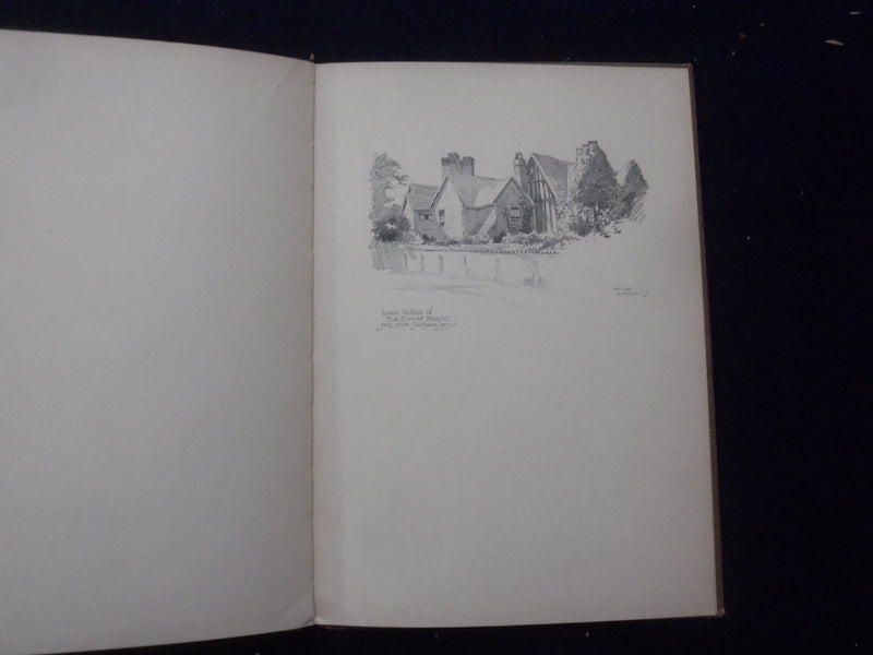 1900'S STRATFORD ON AVON SKETCH BOOK HARDCOVER BOOK BY GORDON HOME - KD 8359