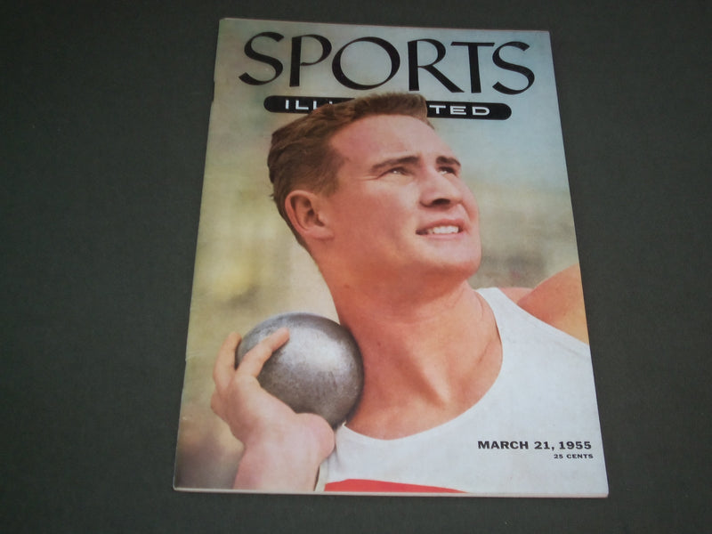 1955 MARCH 21 SPORTS ILLUSTRATED MAGAZINE - PARRY O'BRIEN - SP 8728