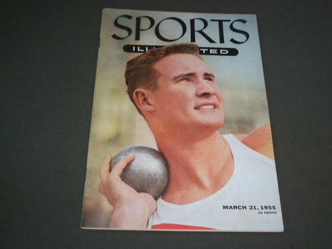 1955 MARCH 21 SPORTS ILLUSTRATED MAGAZINE - PARRY O'BRIEN - SP 8728