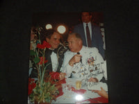 RICH LITTLE TO GENERAL SCHWARTZKOPF AUTOGRAPHED 8X10 COLOR PHOTOGRAPH - J 6270
