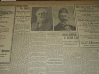 1910 DECEMBER 5 THE BOSTON HERALD - MARY BAKER EDDY PASSES AWAY - BH 280