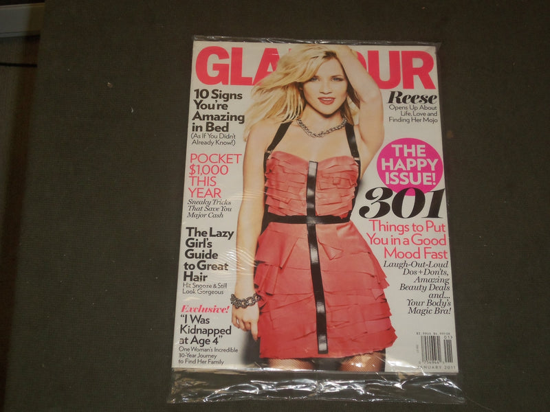 2011 JANUARY GLAMOUR MAGAZINE - REESE WITHERSPOON COVER - B 3195