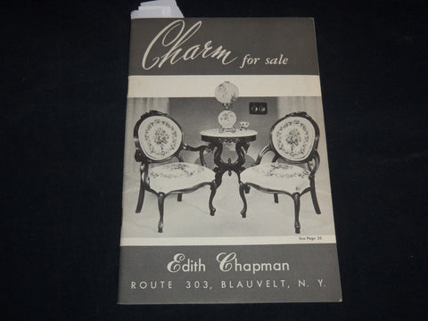 1960'S EDITH CHAPMAN CHARM FOR SALE CATALOG - BLAUVELT, NEW YORK - J 9125