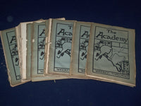 1900-1901 THE ACADEMY WEEKLY REVIEW OF LITERATURE LOT OF 26 - LONDON - O 2374