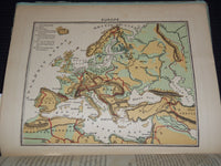 1872 GUYOT'S INTRODUCTION TO GEOGRAPHY - GREAT COLOR MAPS - KD 7978