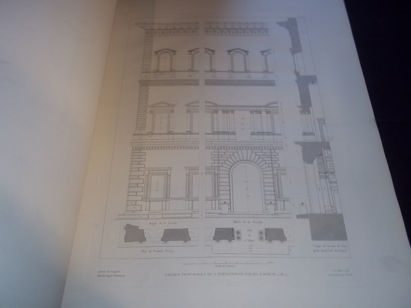 1874 EDIFICES DE ROME MODERNE BY PAUL LETAROUILLY VOLUME 2 - ARCHITECTURE - Z 2
