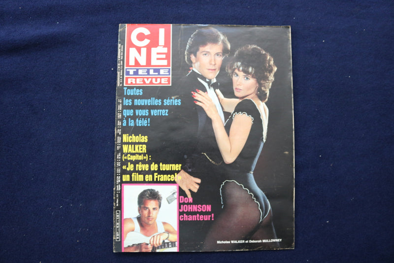 1986 NOV 6 CINE TELE REVUE MAGAZINE - WALKER & MULLOWNEY COVER - E 11995