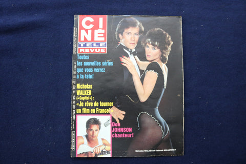 1986 NOV 6 CINE TELE REVUE MAGAZINE - WALKER & MULLOWNEY COVER - E 11995