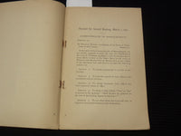 1891 TOWN OF NEEDHAM TOWN CLERK'S RECORD ANNUAL BULLETIN - K 2714