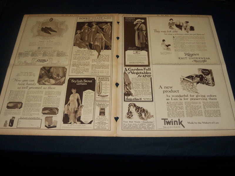 1920 APRIL 11 NEW YORK TIMES PICTURE SECTION - JOHN BURROUGHS - NT 8761