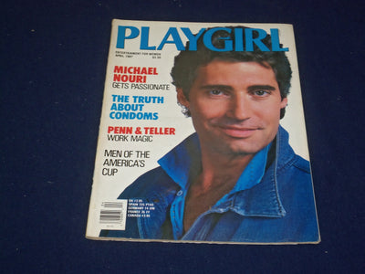 1987 APRIL PLAYGIRL MAGAZINE - MICHAEL NOURI - SP 9288