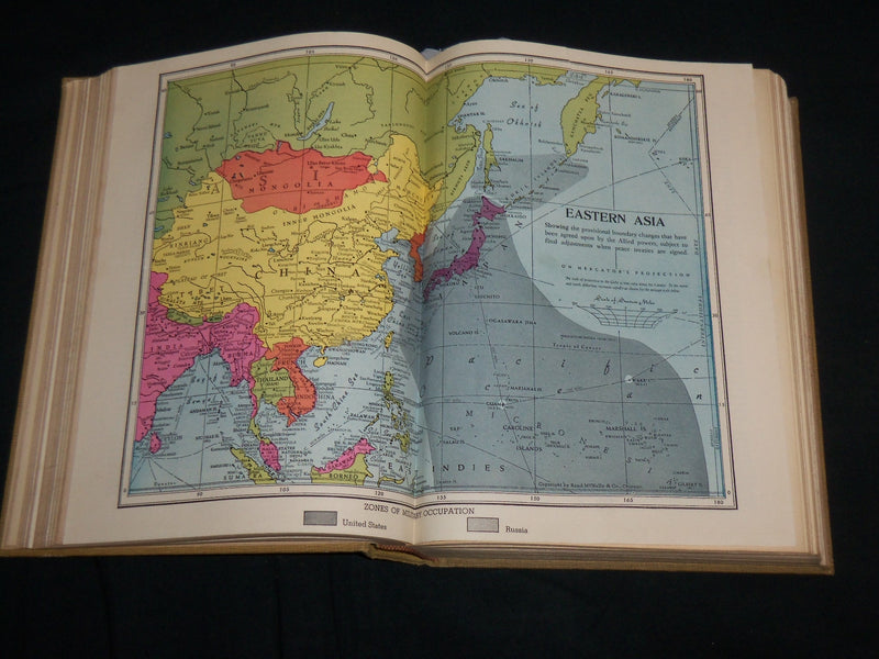 1946 COLLIER'S YEAR BOOK COVERING EVENTS OF THE YEAR 1945 - KD 6822