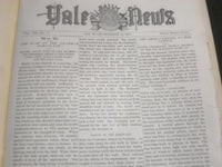1883-1884 SEPT-JUNE YALE NEWS MAGAZINE BOUND VOLUME NO. 7 - SPORTS - KD 4589