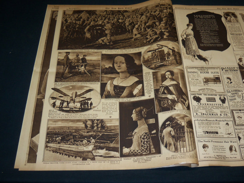 1917 NOVEMBER 11 NEW YORK TIMES PICTURE SECTION - WILSON AT PRINCETON - NT 9375