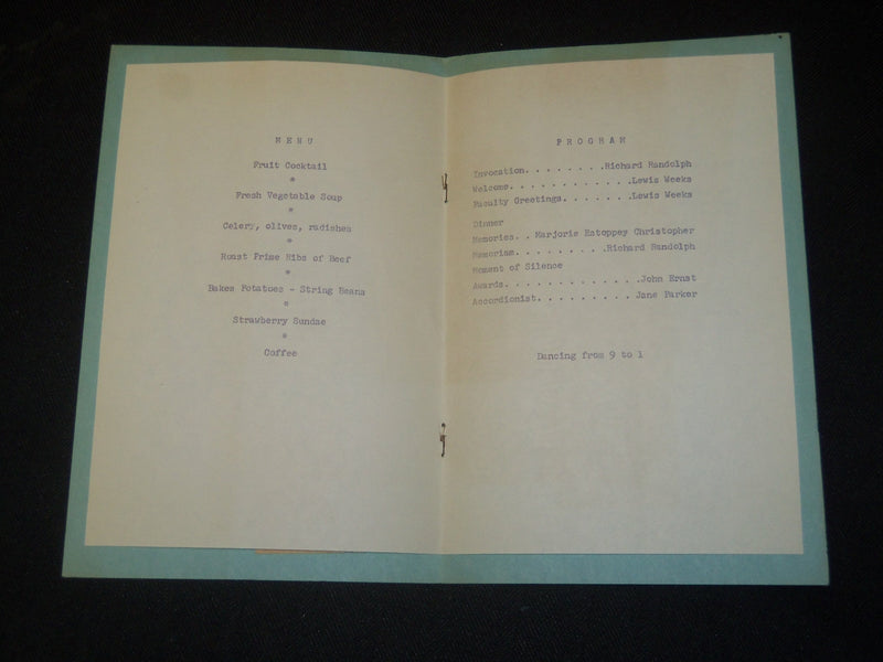 1964 METUCHEN HIGH SCHOOL CLASS OF 1933 REUNION PROGRAM - NEW JERSEY - J 5324