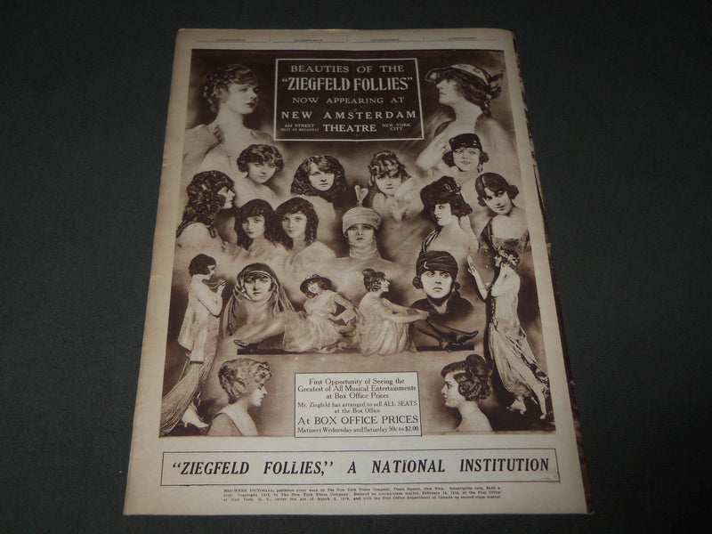 1918 JULY 25 MID-WEEK PICTORIAL MAGAZINE SECTION - FRENCH CAVALRY - NP 2865
