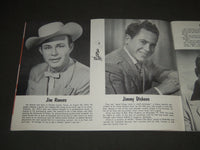 1954 SCRAPBOOK OF HILLBILLY & WESTERN STARS - WHLD JAMBOREE EDITION - ST 4769