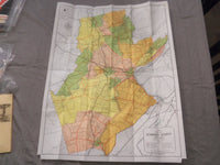 1961 SOMERSET COUNTY NEW JERSEY SOFTCOVER BOOK AND MAP - K 289