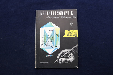1954 JANUARY GEBRAUCHS GRAPHIK MAGAZINE - GERMAN/ENGLISH TEXT - E 11232