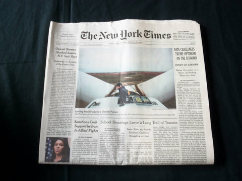 2019 MARCH 29 NEW YORK TIMES - DATA CHALLENGES TRUMP OPTIMISM ON THE ECONOMY