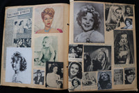 1940'S HOLLYWOOD STARS SCRAPBOOK - BETTY GRABLE - SHIRLEY TEMPLE - E 24879