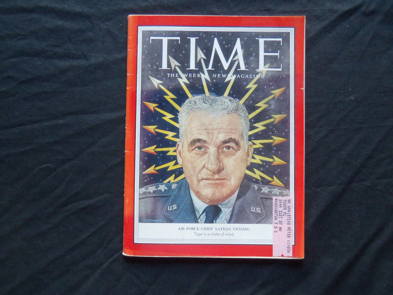 1954 FEBRUARY 8 TIME MAGAZINE - AIR FORCE CHIEF GENERAL NATHAN TWINING - T 1419