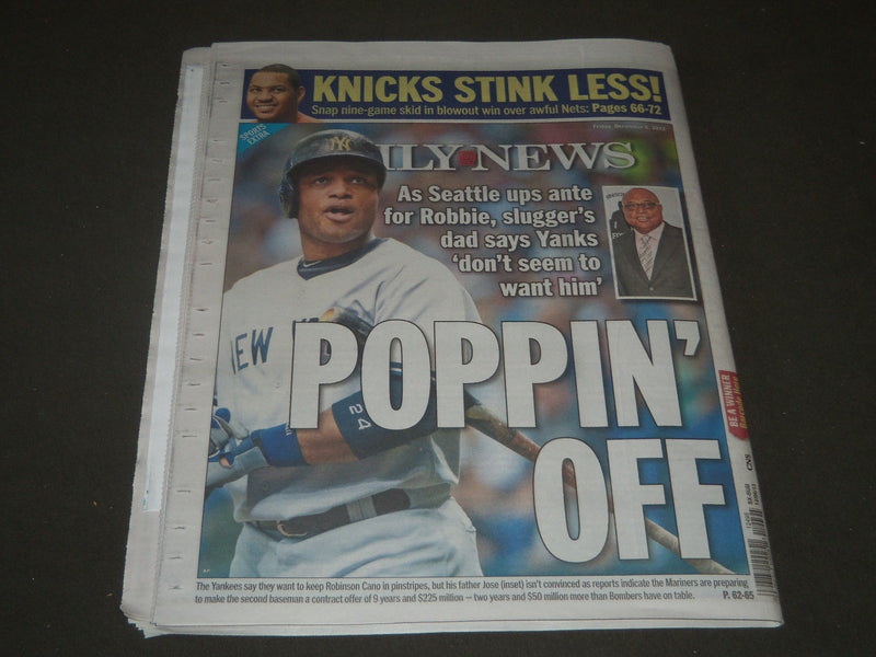 2013 DEC 6 NY DAILY NEWS NEWSPAPER NELSON MANDEL A FAREWELL DEAR FRIEND- NP 2553