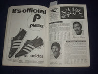 1974 PHILADELPHIA PHILLIES MAGAZINE & PROGRAM-ASHBURN & OZARK AUTOGRAPHS-ST 6818