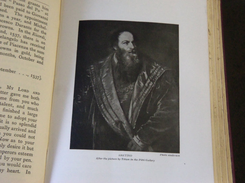 1913 MICHAELANGELO A RECORD OF HIS LIFE BOOK BY ROBERT W. CARDEN - KD 3990