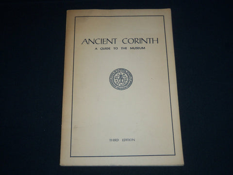 1956 ANCIENT CORINTH MUSEUM GUIDE CATALOG - THIRD MUSEUM - NICE PLATES - J 4148