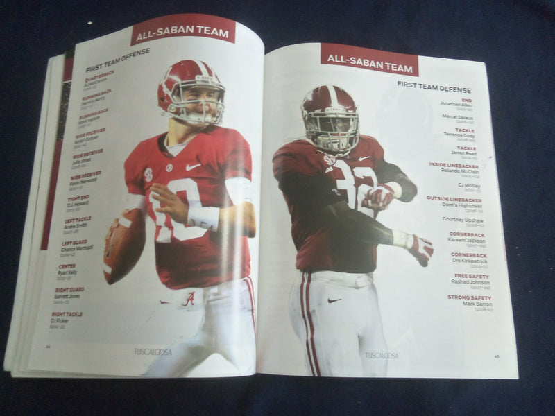2017 TUSCALOOSA MAGAZINE- UNIVERSITY OF ALABAMA - DECADE OF DOMINANCE - SP 1220X