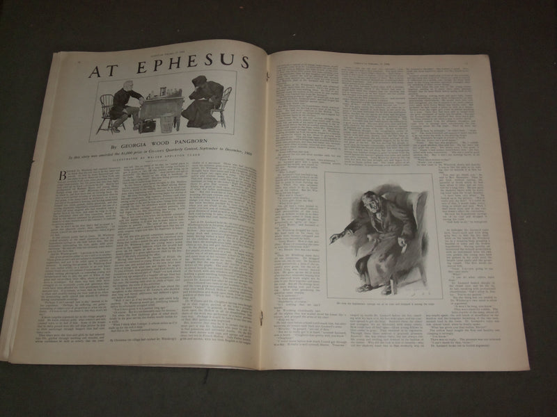 1906 FEBRUARY 17 COLLIER'S MAGAZINE - HOWARD PYLE COVER - F 578