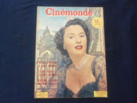 1951 NOV 24 CINEMONDE MAGAZINE-BARBARA STANWYCK COVER- FRENCH EDITION - SP 4868K